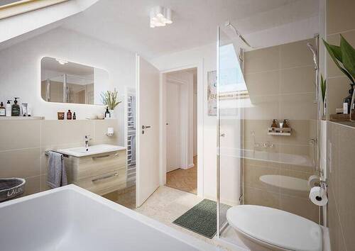 DHBehringen116 - Badezimmer - Mehrfamilienhaus, Wohnhaus mit 126,00 m² in Alperstedt zum Kaufen