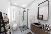 Visualisierung Badezimmer Beletage. - 