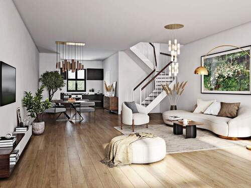 Palais Stahnsdord Wohnbereich Reihenhaus.jpg - Etagenwohnung mit 105,20 m² in Stahnsdorf zum Kaufen