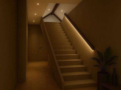 Treppe zum Dachgeschoss - 