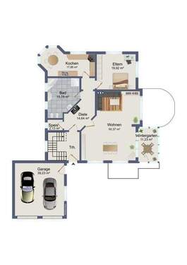 EG überarbeitet mit Erker - 