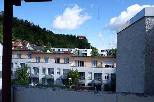 Terrasse - Schlossblick - 3 Zimmer Etagenwohnung zur Miete in Heidenheim