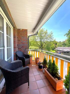 Balkon - Doppelhaushälfte mit 116,00 m&sup2; in Mettingen zum Kaufen