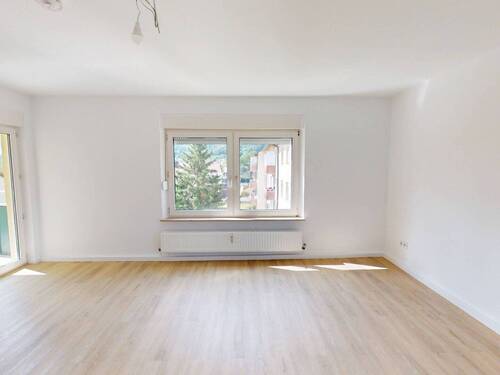 Ansicht II: Wohn- und Esszimmer - 3 Zimmer Etagenwohnung zur Miete in Wertheim