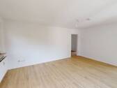 Ansicht III: Wohn- und Esszimmer - 3 Zimmer Etagenwohnung in Wertheim