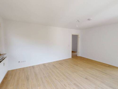 Ansicht III: Wohn- und Esszimmer - 3 Zimmer Etagenwohnung in Wertheim