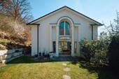 Objektansicht mit Garten - 5 Zimmer Einfamilienhaus in Fridingen an der Donau