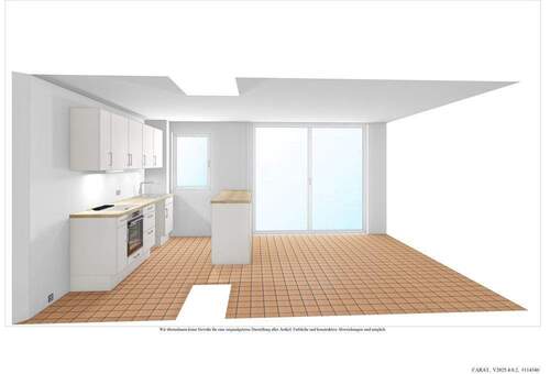 Küchenplanung Ansicht / Perspektive - 