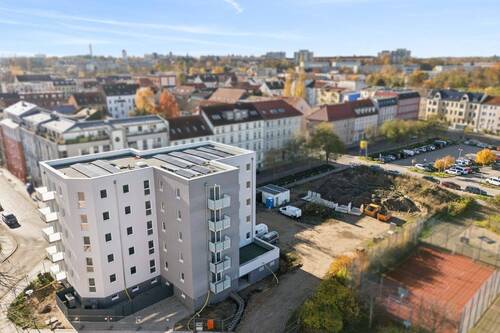 Außenansicht aus Nord Ost - 3 Zimmer Etagenwohnung in Frankfurt (Oder)