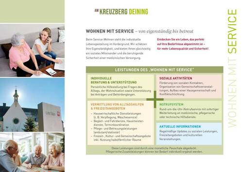 Wohnen mit Service auf Wunsch - 