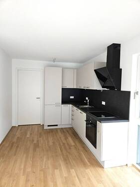 Küche mit angrenzendem HWR - 3 Zimmer Etagenwohnung in Nürnberg