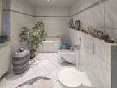 Badezimmer im EG - 8 Zimmer Mehrfamilienhaus, Wohnhaus zum Kaufen in Itzehoe
