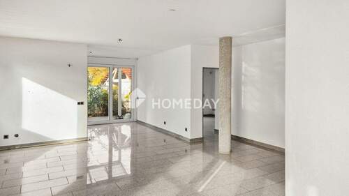 EG Wohnzimmer 6 - Wohnen mit Großzügigkeit & Flair - Lichtdurchflutete 4-Zimmer-Wohnung mit Wintergarten & Terrasse