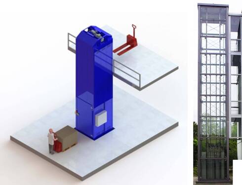 Referenzfoto Lastenaufzug - 