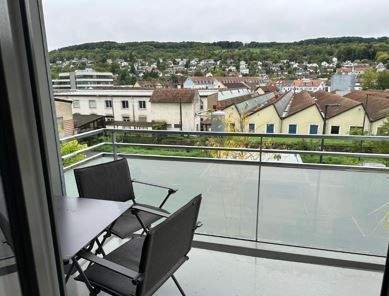Balkon mit Stadtblick - 2 Zimmer Etagenwohnung in Lörrach