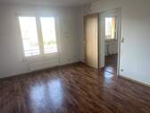 Wohnzimmer - Etagenwohnung mit 64,40 m² in Körle zum Kaufen