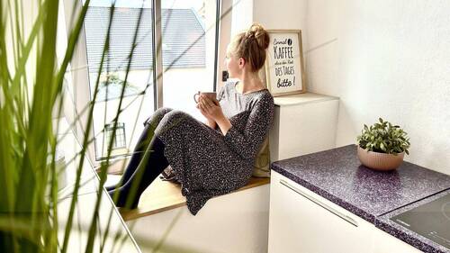 Fenster-Sitzbank in der Küche - 