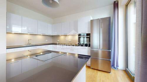 moderne Küche / Wohnküche - 5 Zimmer Etagenwohnung zum Kaufen in Berlin