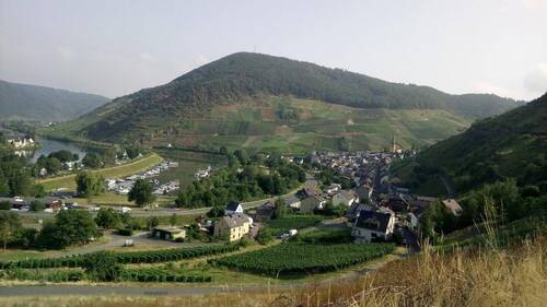 Umgebungsbild Senheim u. Hafen - 