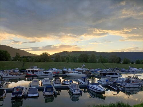 Umgebung Abendstimmung Hafen - 