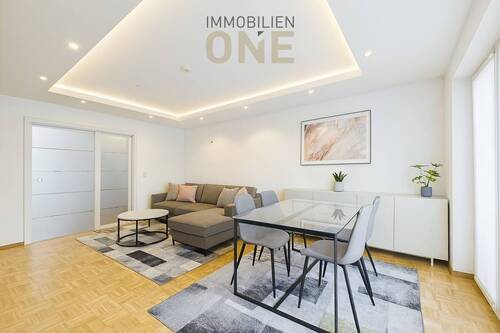 Bild 1 - Modernisierte 3-Zimmer-Wohnung mit Loggia und Weitblick