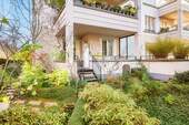 Garten mit Balkon - 