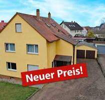 Neuer Preis! Erlenbach: Großzügiges Haus mit zwei Wohneinheiten - Erlenbach am Main