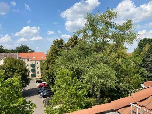 Ausblick hofseitig - 2 Zimmer Etagenwohnung in Leipzig