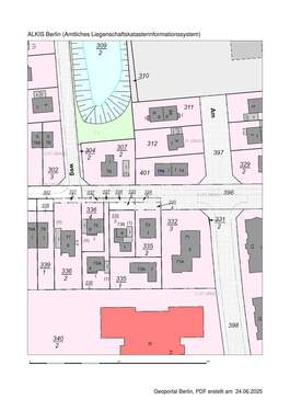 ALKIS Berlin_Flurplan_Landreiterweg 74a_001 - 