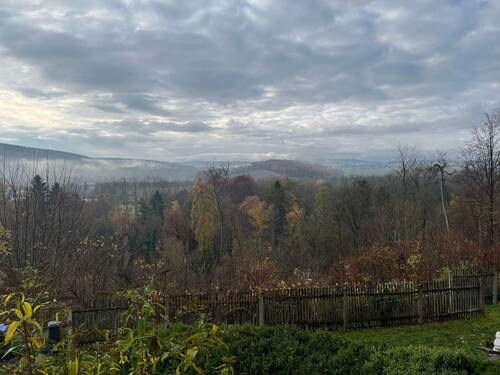 Blick vom Haus - 4 Zimmer Mehrfamilienhaus, Wohnhaus zum Kaufen in Plaue