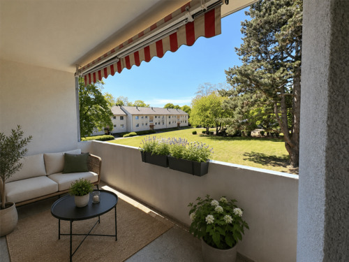 Balkon - virtually staged - 