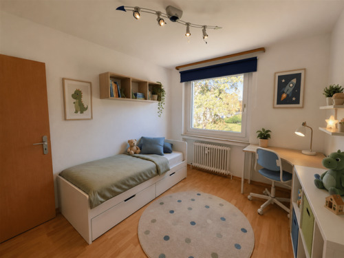 Kinderzimmer - virtually staged - 