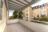 West-Balkon zum Hof - 