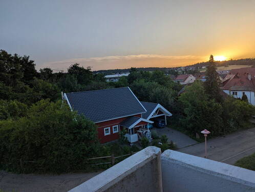 Ausblick vom Balkon - 