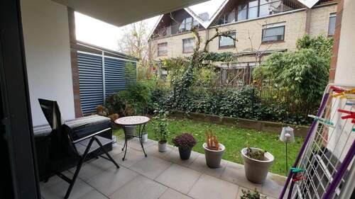 Terrasse - 2 Zimmer Etagenwohnung zur Miete in Buxtehude