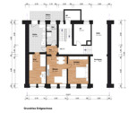Grundriss - 3 Zimmer Etagenwohnung in Nürnberg