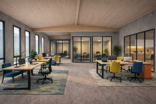 Möblierungsbeispiel - Büro zur Miete in Heidelberg