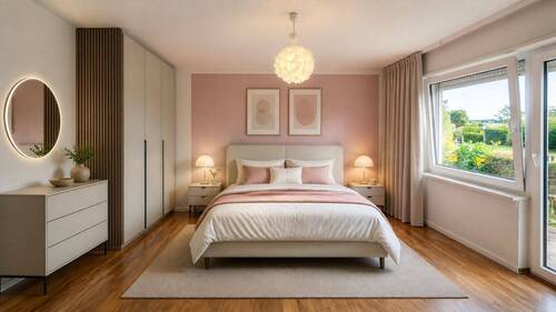 Möblierungsvorschlag Schlafzimmer - 