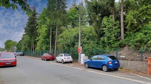 Blick aufs Grundstück - 