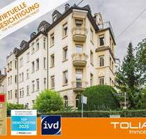 Altbaucharme trifft Raumvielfalt - 4-Zimmer-Wohnung mit zwei Balkonen und viel Raum zum Gestalten - Stuttgart Bad Cannstatt