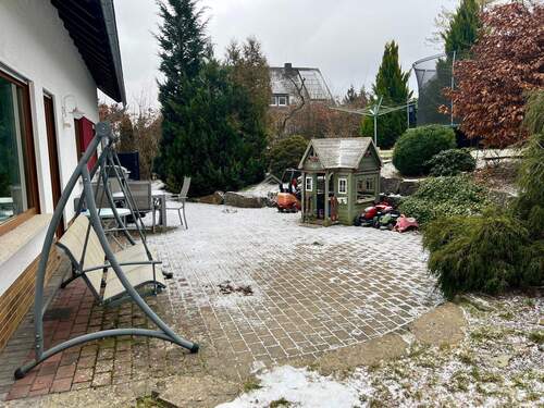 Blick auf Terrasse - 