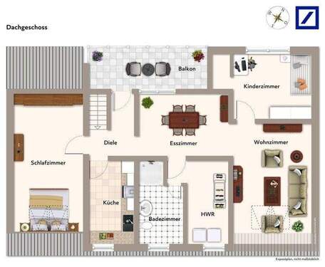 Dachgeschoss Vorderhaus - 