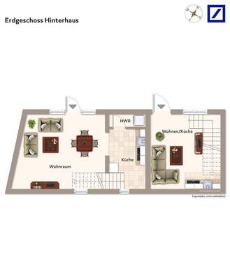 Erdgeschoss Hinterhaus - 