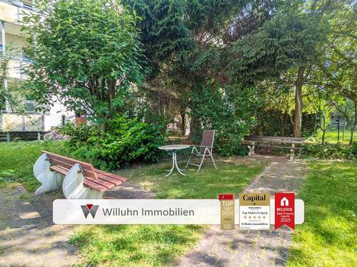 Ruheoase hinter dem Haus - Zuverlässig vermietete 2RW 