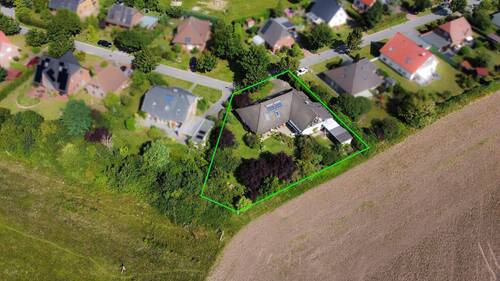 Draufsicht - Einfamilienhaus mit 249,00 m&sup2; in Ribnitz-Damgarten OT Klockenhagen zum Kaufen