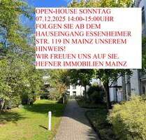 *NEU* OPEN HOUSE SONNTAG 07.12.2025 14:00-15:00UHR AB DEM HAUSEINGANG ESSENHEIMER STR. 119 IN MAINZ UNSEREM HINWEIS FOLGEN!