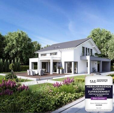 Herausragende Kundenzufriedenheit Fertighausanbieter 1. Platz Bien - Zenker - 