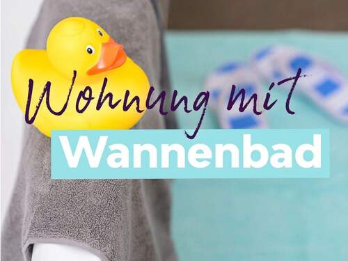 Wohnung mit Wannenbad - Einraumwohnung im Erdgeschoss sucht Nachmieter!