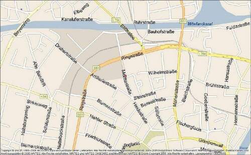 Kartenausschnitt - 