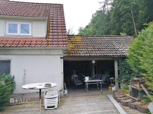  Sicht von Terrasse - Mehrfamilienhaus, Wohnhaus mit 200,00 m&sup2; in Flörsbachtal zum Kaufen